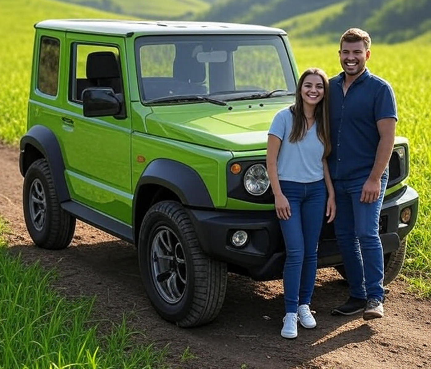 Suzuki Jimny en El Salvador, camino rural